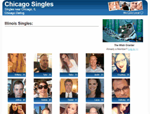 Tablet Screenshot of chicagosingles.com